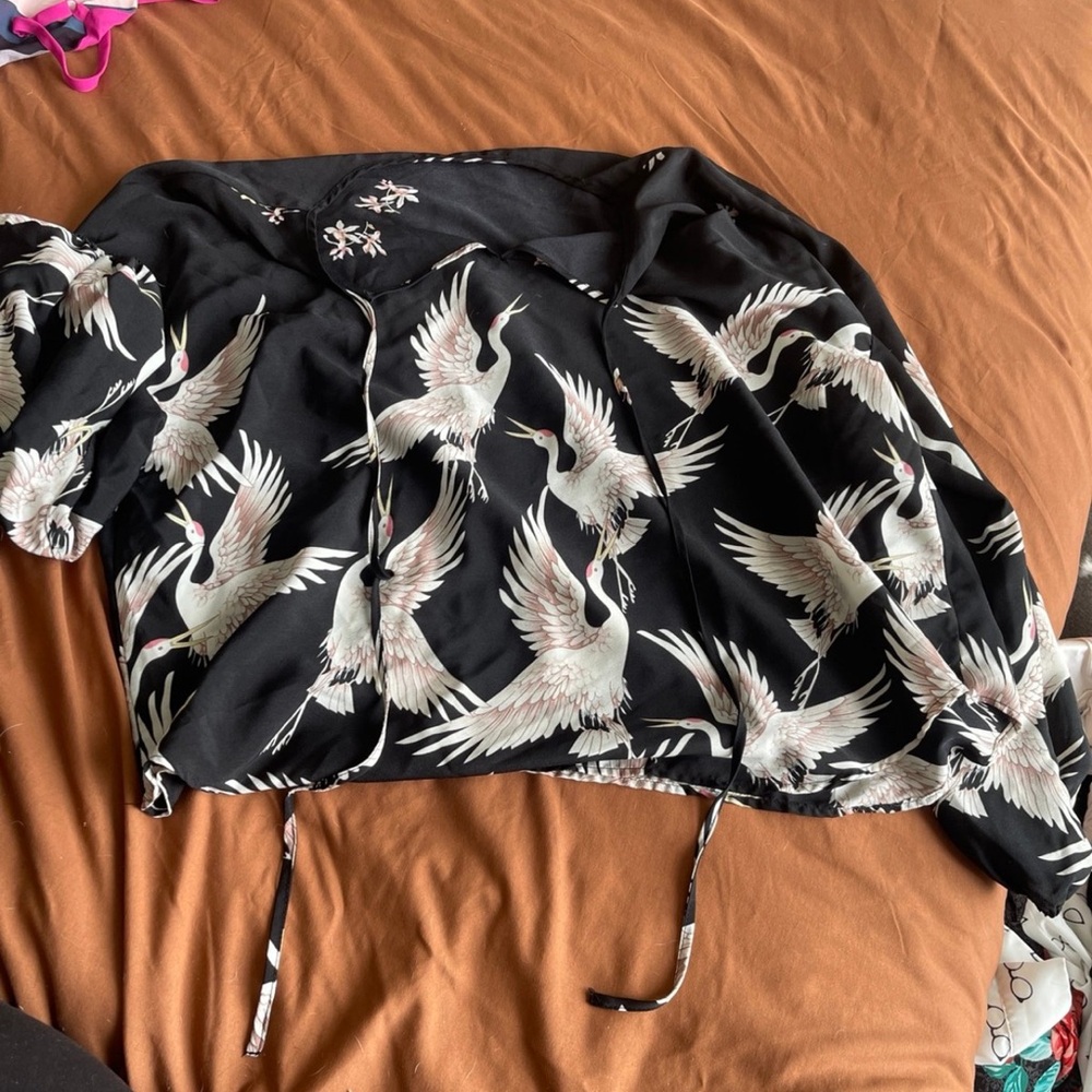 Torrid Black Stork shirt